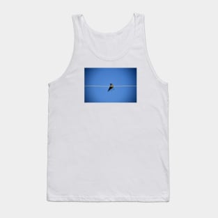 Tightrope Bird/ Swiss Artwork Photography Tank Top